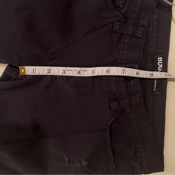 BDG Jeans Womens Size 27 Black Stretch Ankle Cigarette Lightweight Comfort Fit - Picture 6 of 8